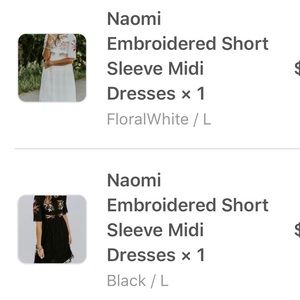 Mexican Embroidered Black Dress